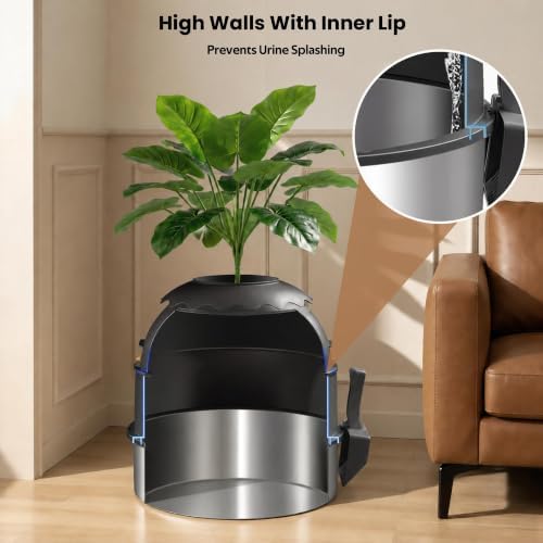 Hidden Litter Box, Stainless Steel Litter Box - Image 4