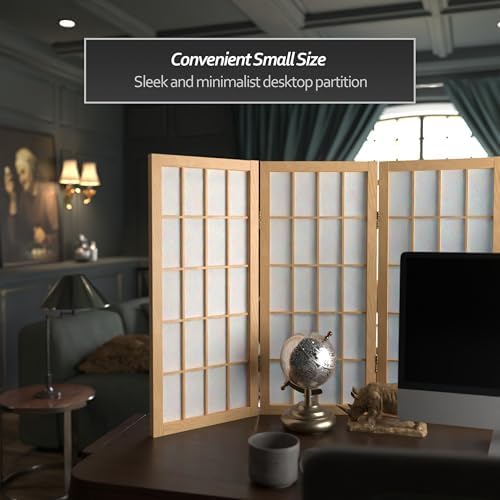 2 ft. Short Desktop Window Pane Shoji Screen - Image 2