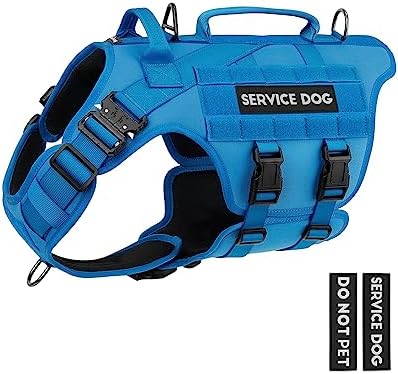 Petnanny Tactical Dog Harness Service Vest by PETNANNY
