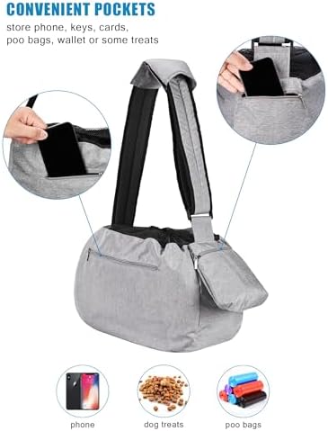Ownpets XL Dog Sling 15-25lbs, Hands-Free Carrier - Image 4