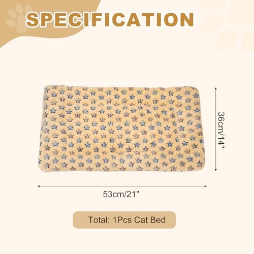 Dog Cat Bed Mat, Soft Coral Fleece Pet Cushion Pad - Image 2