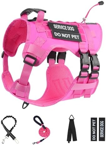 No Pull Tactical Dog Harness for Large Dogs, Service Dog Vest - Image 7