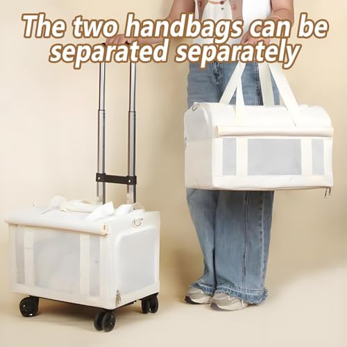 Double-Layer Rolling Pet Carrier - Image 4