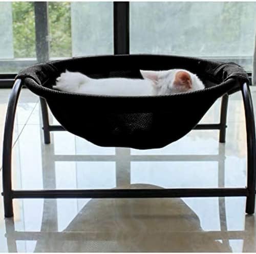 JUNSPOW Cat Bed Sleeping Cat Hammock, 16.9in x 16.9in x 9.5in - Image 2