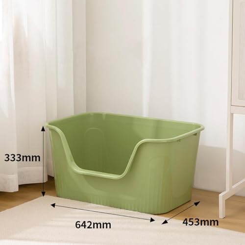 Extra Large Litter Box with High Sides 25.27" Lx17.83 Wx13.11 H, Anti-Splashing - Image 4