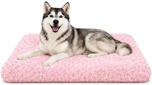 Dog Bed Large Size, Plush Washable Pet Bed Mat, Dog Crate Bed 41"x27" by Unknown