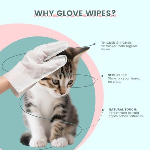 IMMHABI Hypoallergenic Pet Glove Wipes - Image 3