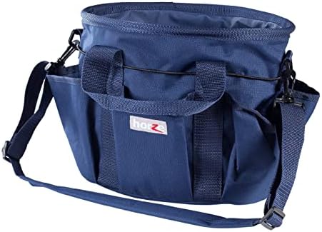 HORZE Horse Grooming Bag, 6 Outer Pockets, Adjustable Shoulder Strap - Image 2