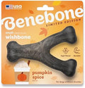 Benebone Wishbone Chew Toy for Aggressive Chewers, Pumpkin Spice by Benebone