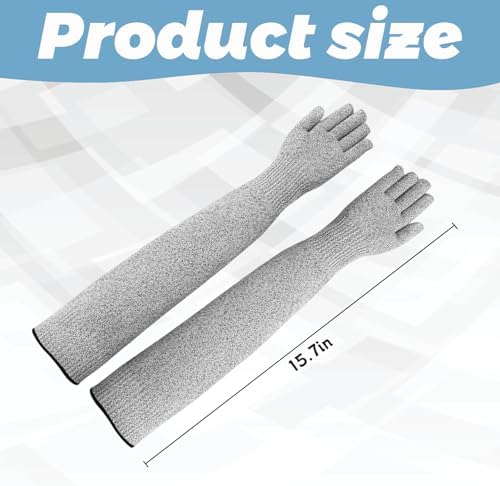 Cat Gloves Bite Proof, Cat Grooming Supplies, 15.74 in Cat Mittens to Prevent - Image 2