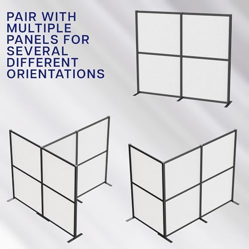 VIVO Light Gray 66 inch High Corner Privacy Panel, PP-MWS63B-L - Image 5