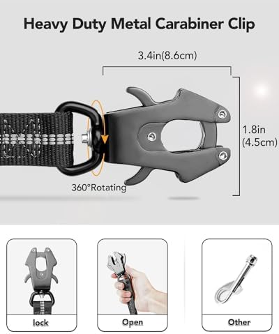 Joytale Tactical Bungee Dog Leash, Shock Absorbing No Pull - Image 5