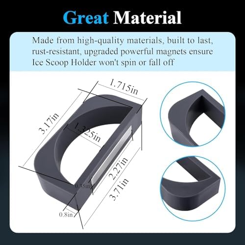 1 Pc Upgrade Powerful Magnetic Ice Scoop Holder, Adjustable Multi-Angle - Image 6