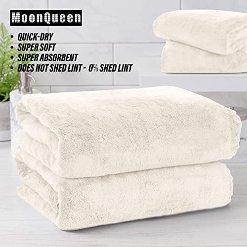 MOONQUEEN 6 Pack Premium Bath Towel Set - Image 6