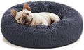 Love's cabin Calming Cat Bed for Indoor Cats, Anti-Anxiety Donut Round Dog Bed by Lovescabin