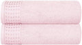 GLAMBURG 100% Cotton 2 Pack Oversized Bath Towel Set 28x55 Inches, Ultra Soft by GLAMBURG