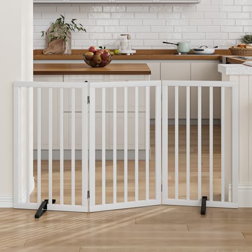 Dog Gate 32" Tall Freestanding Dog Gate - Image 2
