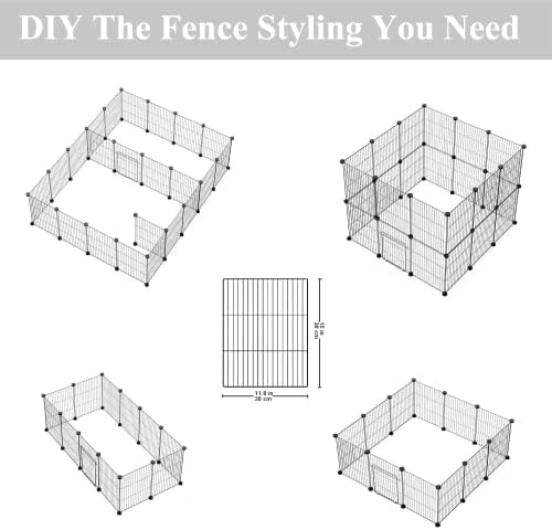 LURIVA DIY Small Animal Playpen, Pet Playpen, Guinea Pig Cages, Rabbit Playpen - Image 2