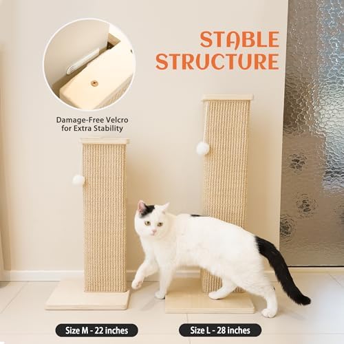 PETKARAY Couch Corner Cat Scratcher, Sisal Scratch Pad - Image 6