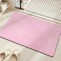 Mecko Bath Mat 20"x32", Ultra Thin Bathroom Rug fit Under Door Pink by Mecko