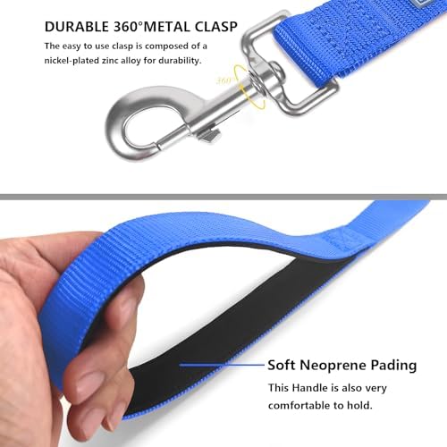 6 FT Reflective Dog Leash for Large Dogs - Image 4