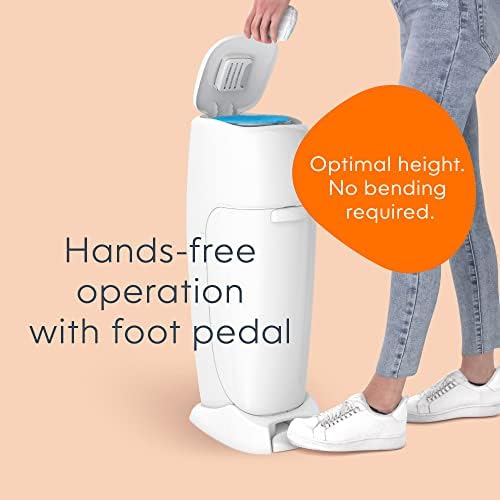 Diaper Genie Complete Diaper Pail – Includes 1 Refill & 1 Carbon Filter - Image 4