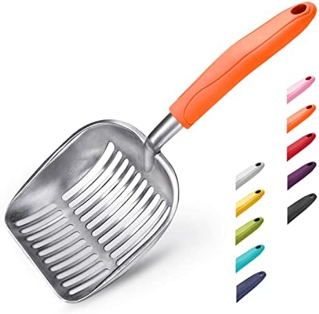 WePet Cat Litter Scoop, Aluminum Alloy Sifter, Kitty Metal Scooper, Deep Shovel by WePet