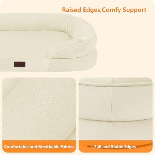Dwanton Orthopedic Waterproof Medium Dog Bed Sofa, Gel Memory Foam - Image 5