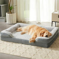 LEXTRO Orthopedic Dog Beds for Large Dogs, Comfy Washable Dog Couch Bed by LEXTRO