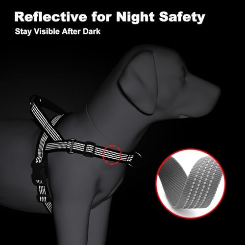 No Pull Dog Harness with Handle, Adjustable Soft Mesh Padded Vest - Image 7