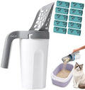 3 in 1 Cat Scoop Integrated Shovel Bucket Litter Scooper by Eskrut