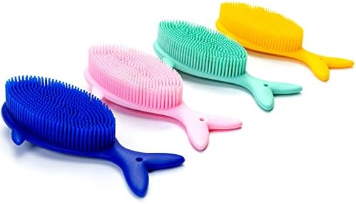 Premium Sensory Brush for Kids or Autism, Soft Silicone Body Scrubber, 2 in 1 - Image 2