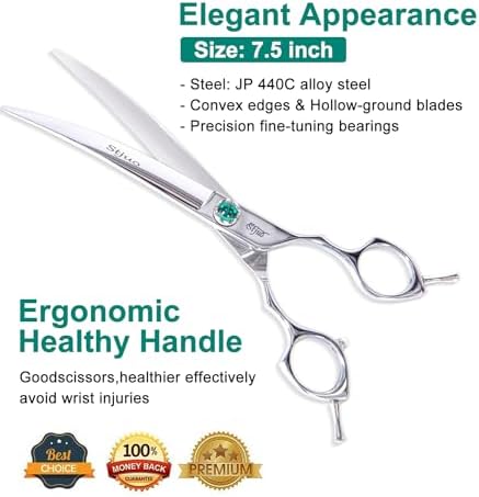 Dog Grooming Scissors Set 4 in 1 Professional Pet Shears Made Of Japanese - Image 2