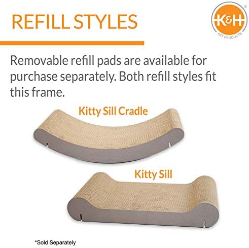 K&H Cat Window Perch, EZ Mount Window Cat Scratcher Kitty Sill Cradle - Image 5