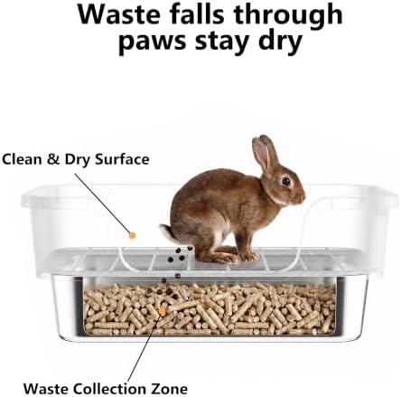 Stainless Steel Rabbit Litter Box - Image 6