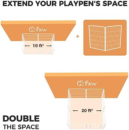 FXW Homeplus Indoor Dog Playpen, 2 Panels, - Image 2