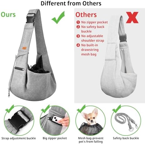 CUBY Dog and Cat Sling Carrier - Image 2