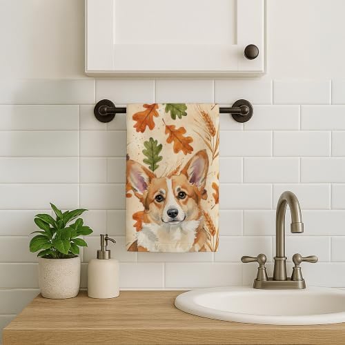Caroline's Treasures Corgi Dogs Kitchen Towel 15x25 in - Image 2