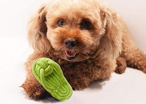Sunglow Dog Toy Interactive Chewing Rope Ball Toys Natural Cotton Washable - Image 4