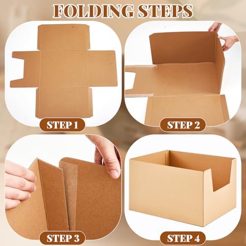 Lounsweer 4 Pack XXL Disposable Litter Boxes, Jumbo Cardboard High Sided - Image 5