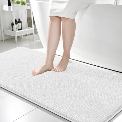 OLANLY Memory Foam Bathroom Runner Rugs 59x24, Absorbent Long Mat by OLANLY