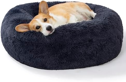 SAVFOX 30 inches Calming Donut Dog Bed by SAVFOX