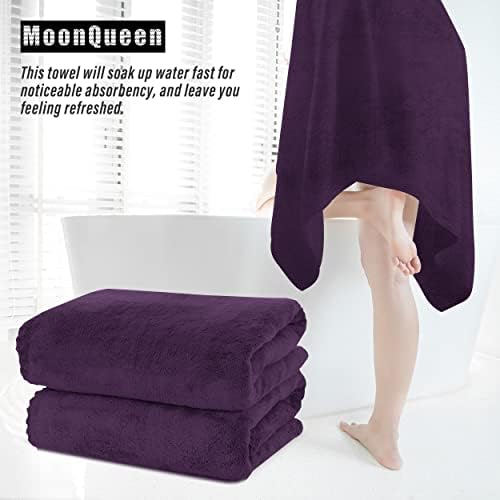 MOONQUEEN 6 Pack Premium Bath Towel Set - Image 7
