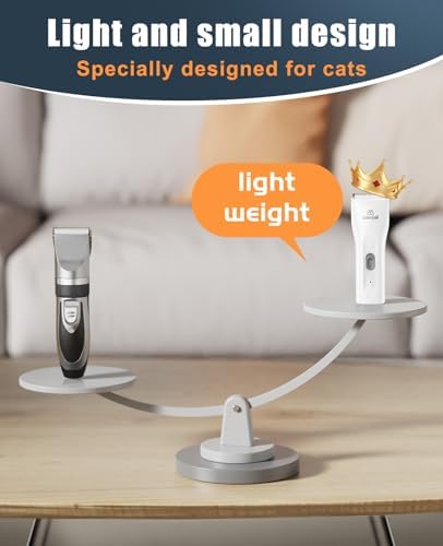 oneisall Pet Clippers for Cat Matted Hair, Quiet Pet Shaver for Cats - Image 7