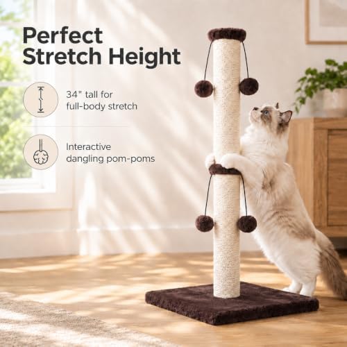 Dimaka Cat Scratching Post, Cat Scratcher - Image 4