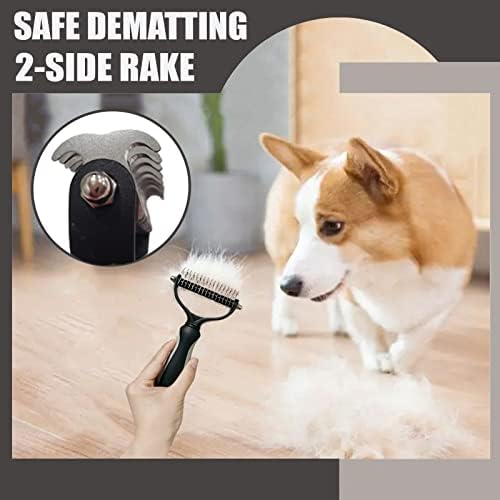 5PCS Grooming Kit for Dog, Puppy- Deshedding & Slicker Brush for Short-Haired - Image 3