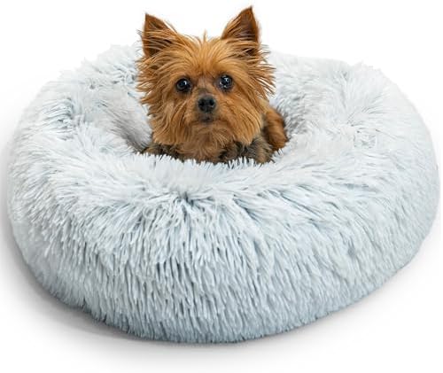 Best Friends by Sheri Original Calming Donut Dog Bed, Frost Gray by BestFriendsbySheri