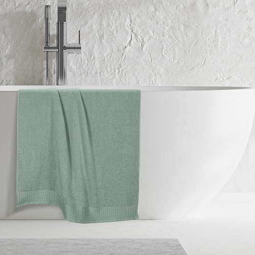 GLAMBURG 100% Cotton Oversized 2 Pack Bath Sheets 35x70, Ultra Soft Highly - Image 5