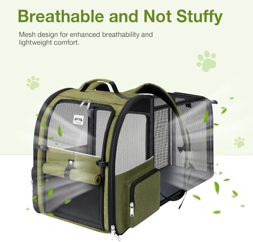 Large Cat Backpack Carrier Expandable Pet Carrier Backpack - Image 6