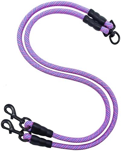 Double Dog Leash Coupler 1/3" Rope Extension by Mycicy